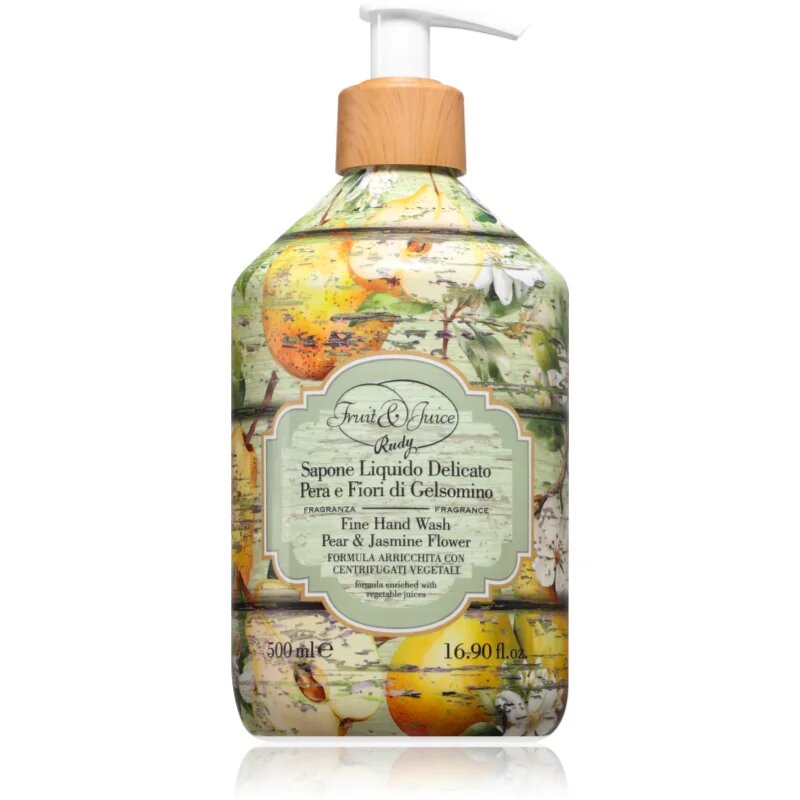 Rudy - Le Maioliche Pera & Fiori di Gelsomino Fine tekuté mýdlo 500 ml