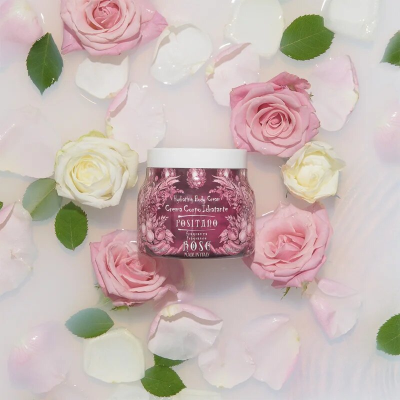 Rudy - Le Maioliche Positano Rosa Damascena hydratační krém na tělo 450 ml