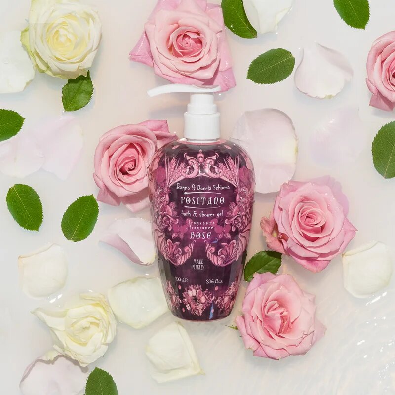 Rudy - Le Maioliche Positano Rosa Damascena sprchová pěna do koupele 700 ml