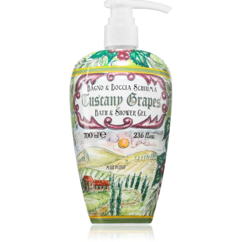 Rudy - Le Maioliche Tuscany Grapes sprchový a koupelový gel 700 ml