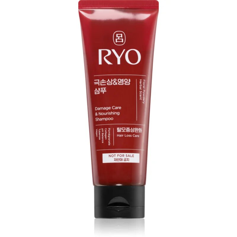 RYO Damage Care & Nourishing Shampoo intenzivně regenerační šampon pro poškozené vlasy 112 ml