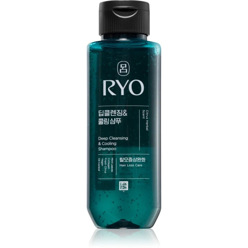 RYO Deep Cleansing & Cooling Shampoo hloubkově čisticí šampon s chladivým účinkem 180 ml