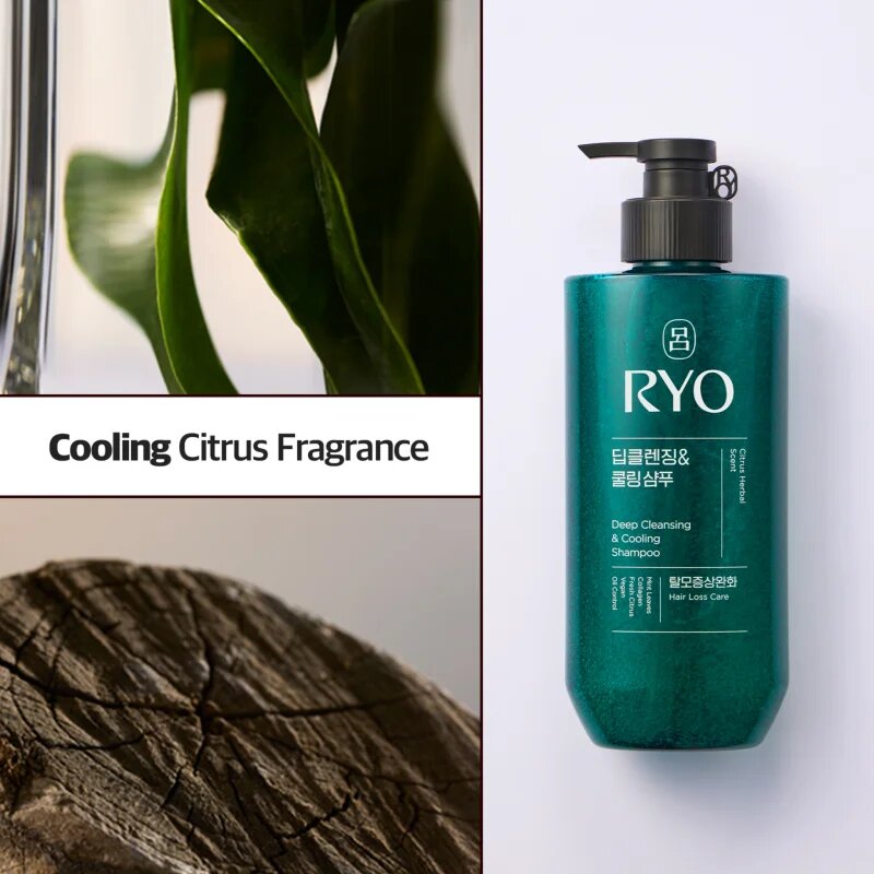 RYO Deep Cleansing & Cooling Shampoo hloubkově čisticí šampon s chladivým účinkem 480 ml