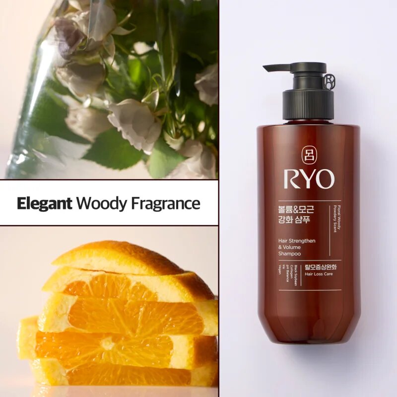 RYO Hair Strengthen & Volume Shampoo ošetřující a posilující šampon pro objem vlasů 480 ml