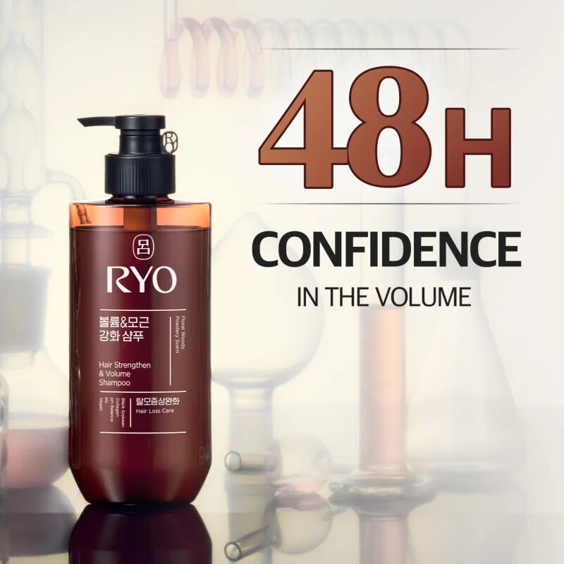 RYO Hair Strengthen & Volume Shampoo ošetřující a posilující šampon pro objem vlasů 480 ml