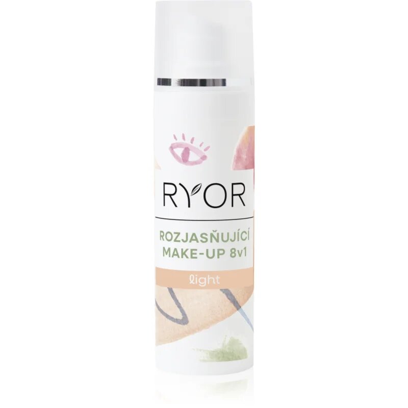 RYOR Decorative Care rozjasňující make-up 8 v 1 odstín Light 30 ml
