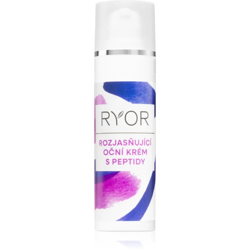 RYOR Intenzivní Péče rozjasňující oční krém s peptidy 30 ml