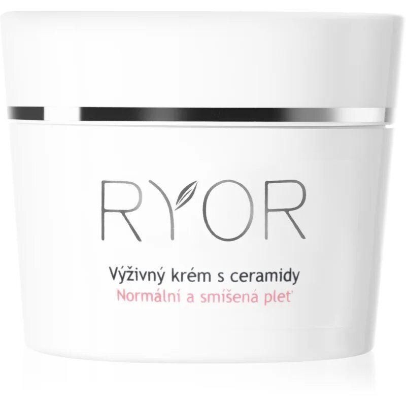 RYOR Normalní a Smíšená Pleť výživný krém s ceramidy 50 ml