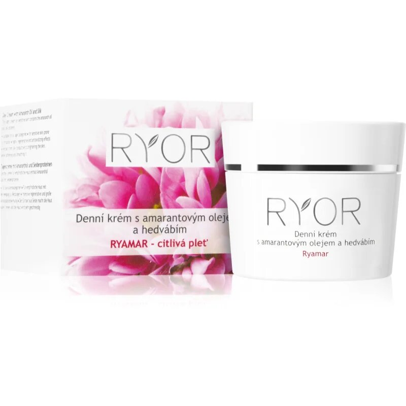 RYOR Ryamar denní krém s amarantovým olejem a hedvábím 50 ml