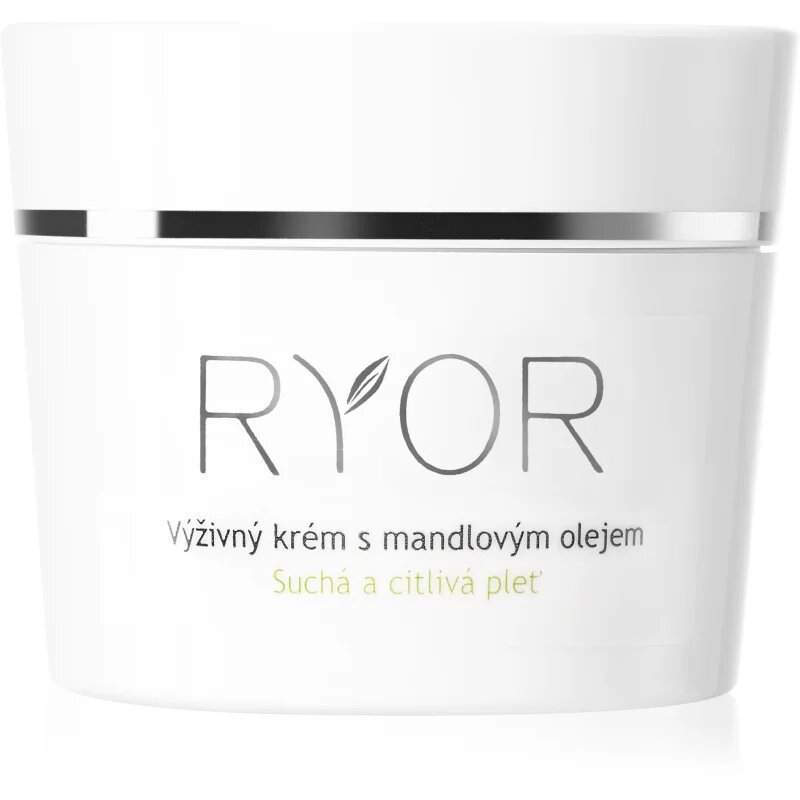 RYOR Suchá a Citlivá Pleť vyživující krém s mandlovým olejem 50 ml