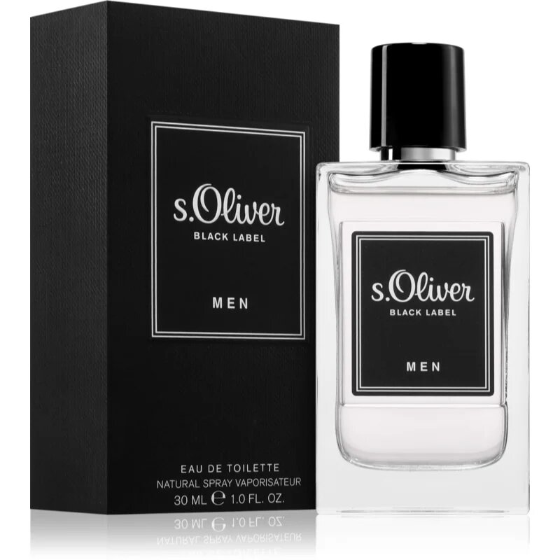 s.Oliver Black Label Men toaletní voda pro muže 30 ml