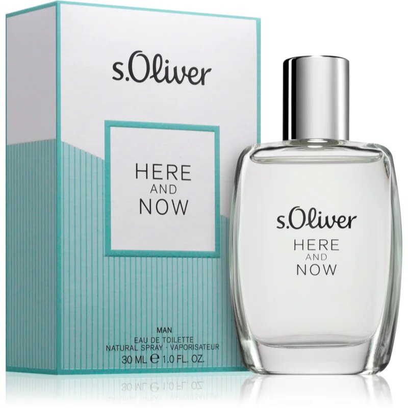 s.Oliver Here and Now Men toaletní voda pro muže 30 ml