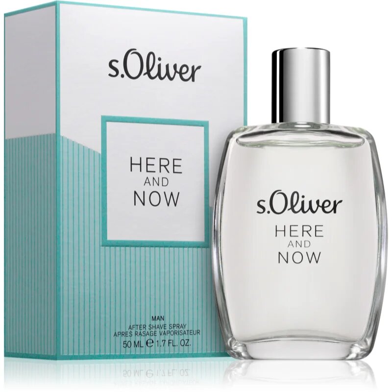 s.Oliver Here and Now Men voda po holení pro muže 50 ml