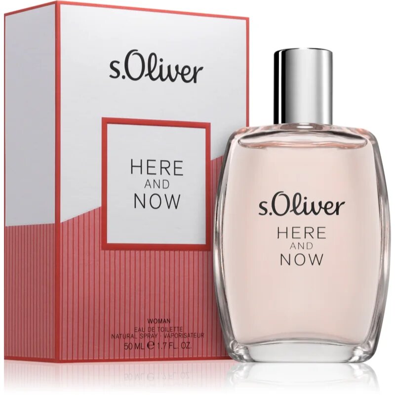 s.Oliver Here and Now Women toaletní voda pro ženy 50 ml