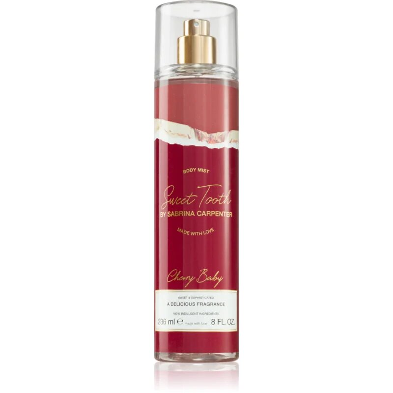 Sabrina Carpenter Cherry Baby tělový sprej pro ženy 236 ml