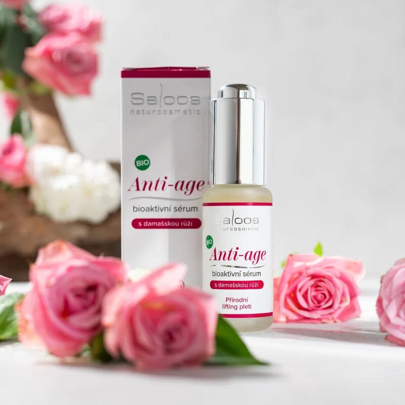 Saloos Anti-Age liftingové zpevňující sérum pro mladistvý vzhled damašská růže 20 ml