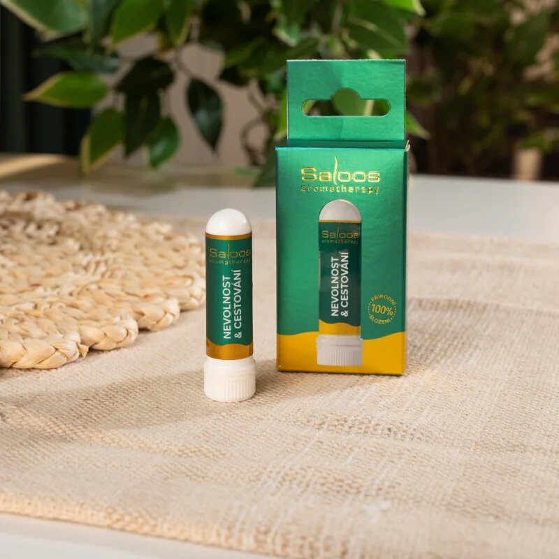 Saloos Aromaterapie Nevolnost & Cestování inhalační tyčinka s esenciálními oleji 1 ks