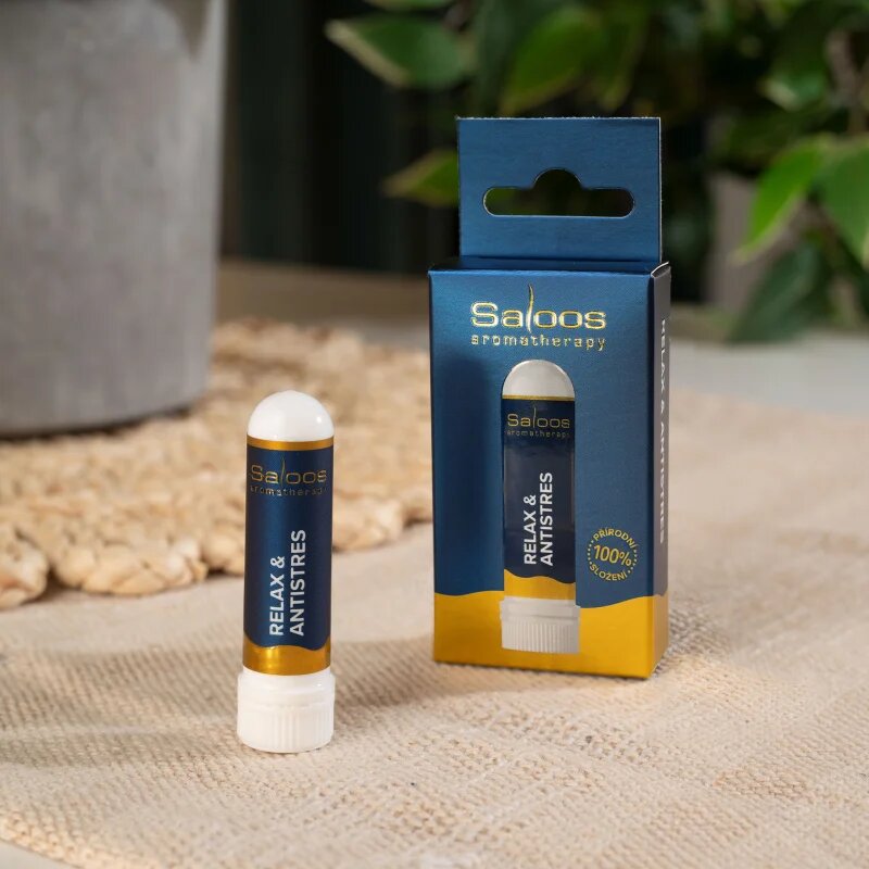 Saloos Aromaterapie Relax & Antistres inhalační tyčinka s esenciálními oleji 1 ks