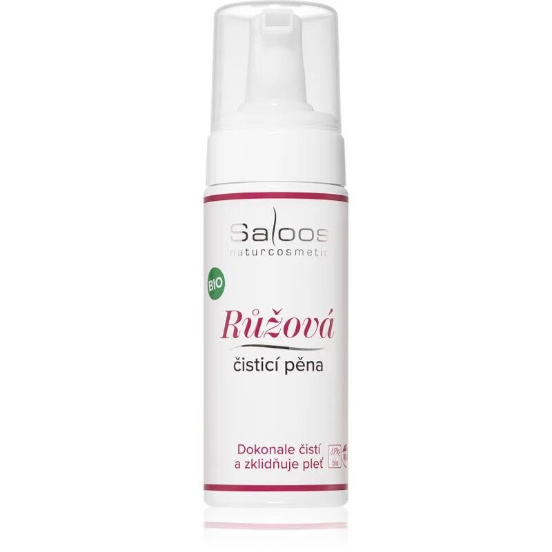 Saloos Bio Čistící Péče Růže čisticí pěna pro problematickou pleť 150 ml