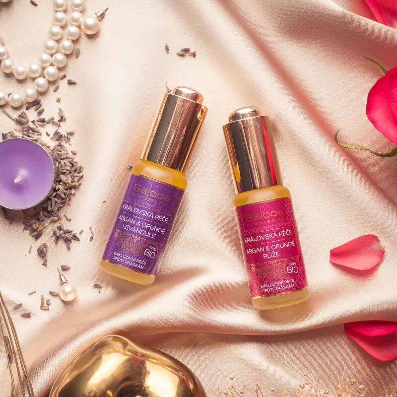 Saloos Bio Královská Péče Argan & Opuncie & Levandule bio arganový olej s vůní levandule 20 ml