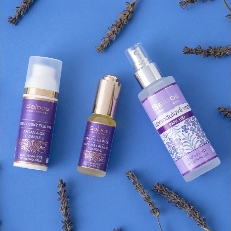 Saloos Bio Královská Péče Argan & Opuncie & Levandule bio arganový olej s vůní levandule 20 ml