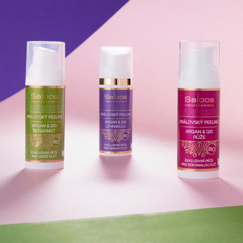 Saloos Bio Královský Peeling Růže omlazující pleťový peeling 50 ml