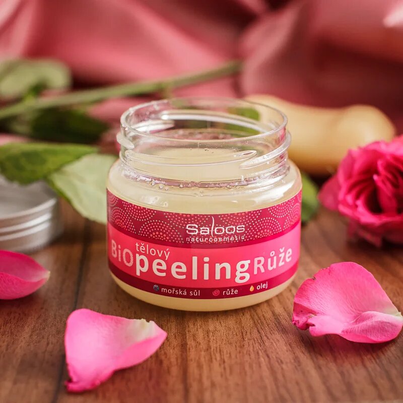 Saloos Bio Peeling Růže tělový peeling 140 ml
