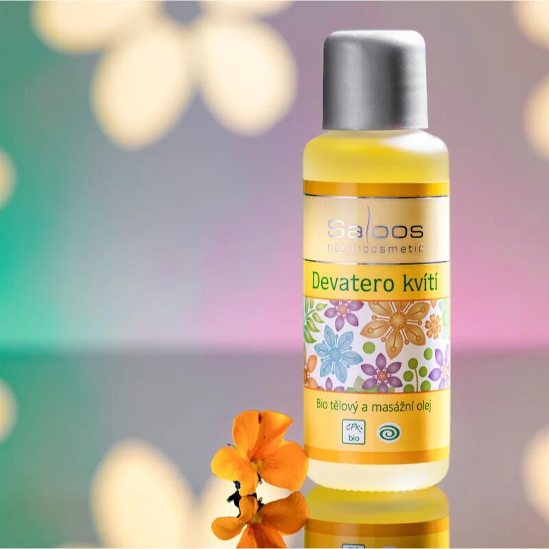 Saloos Bio Tělové A Masážní Oleje Devatero Kvítí tělový a masážní olej 50 ml