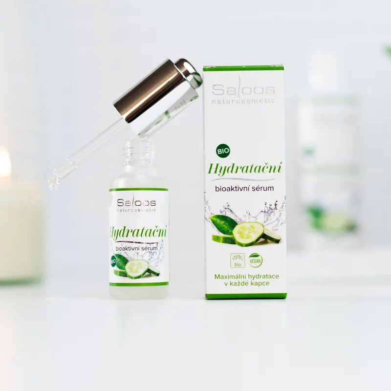 Saloos Bioaktivní Sérum hydratační sérum s okurkou a aloe vera 20 ml