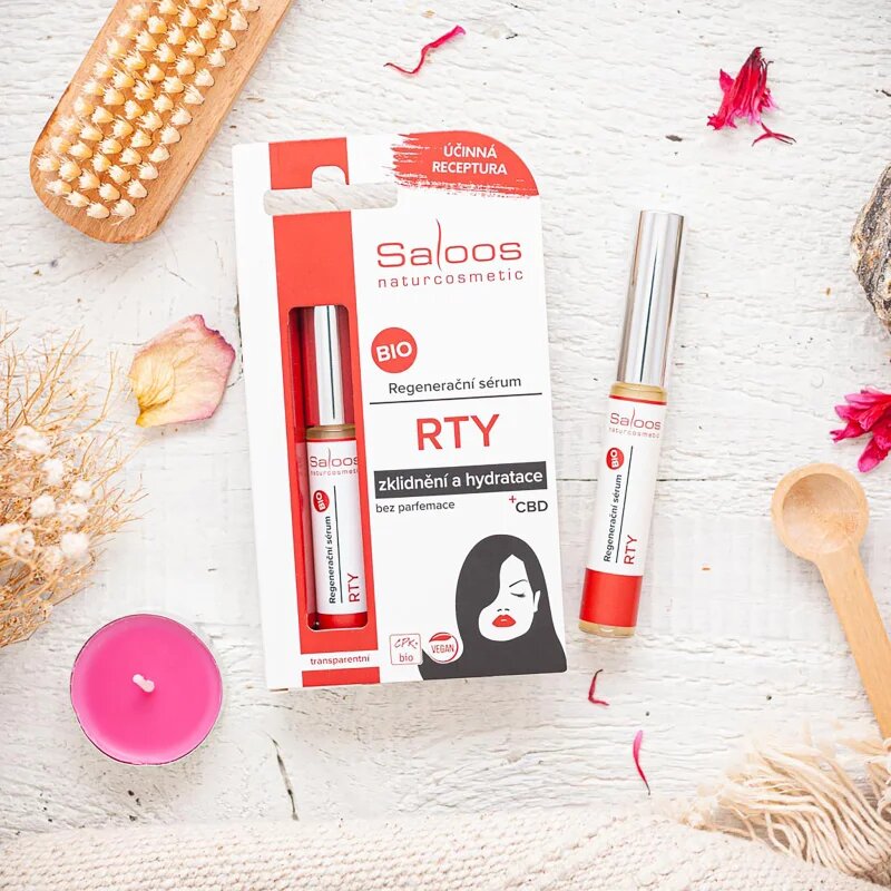 Saloos Bioaktivní Sérum regenerační sérum pro suché rty 7 ml