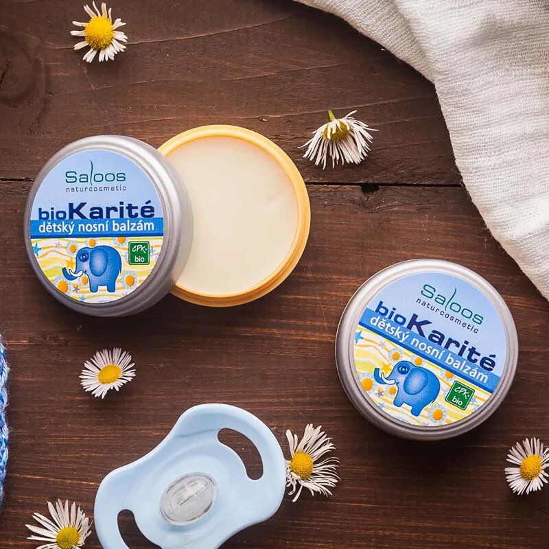 Saloos BioKarité dětský nosní balzám 19 ml