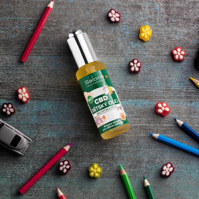Saloos CBD zklidňující olej pro děti 50 ml