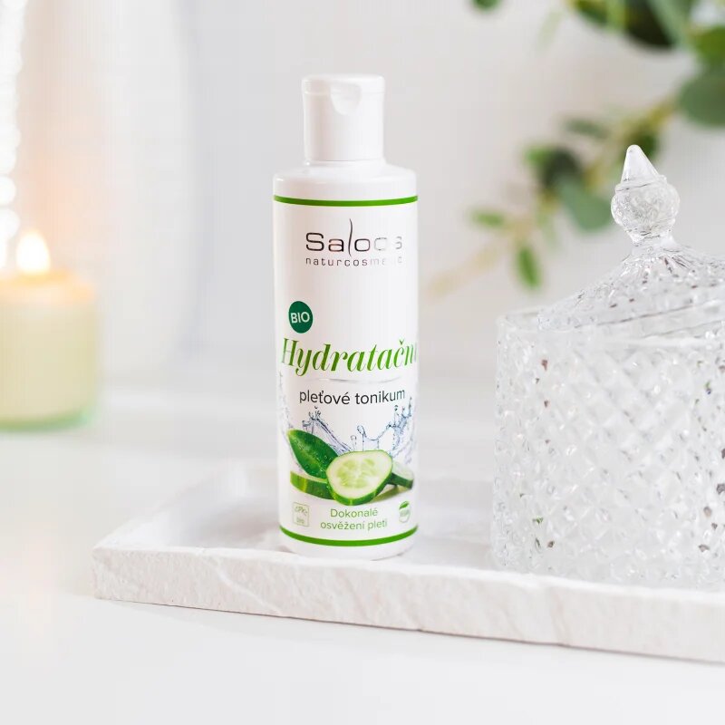Saloos Hydratace hydratační pleťové tonikum s okurkou a aloe vera 200 ml