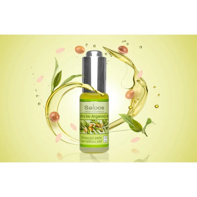 Saloos Oleje Lisované Za Studena Arganový Extra Bio bio arganový olej s omlazujícím účinkem 20 ml