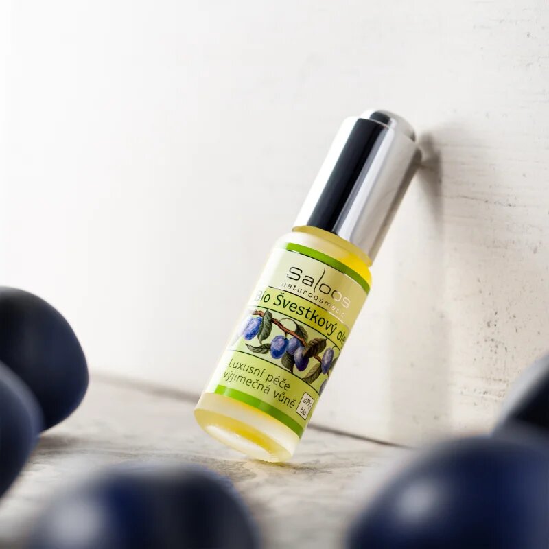 Saloos Oleje Lisované Za Studena Švestkový Bio švestkový olej 20 ml