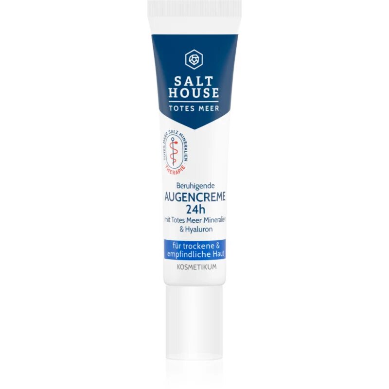 Salt House Dead Sea Therapy Eye Cream 24h hydratační oční krém s kyselinou hyaluronovou 15 ml