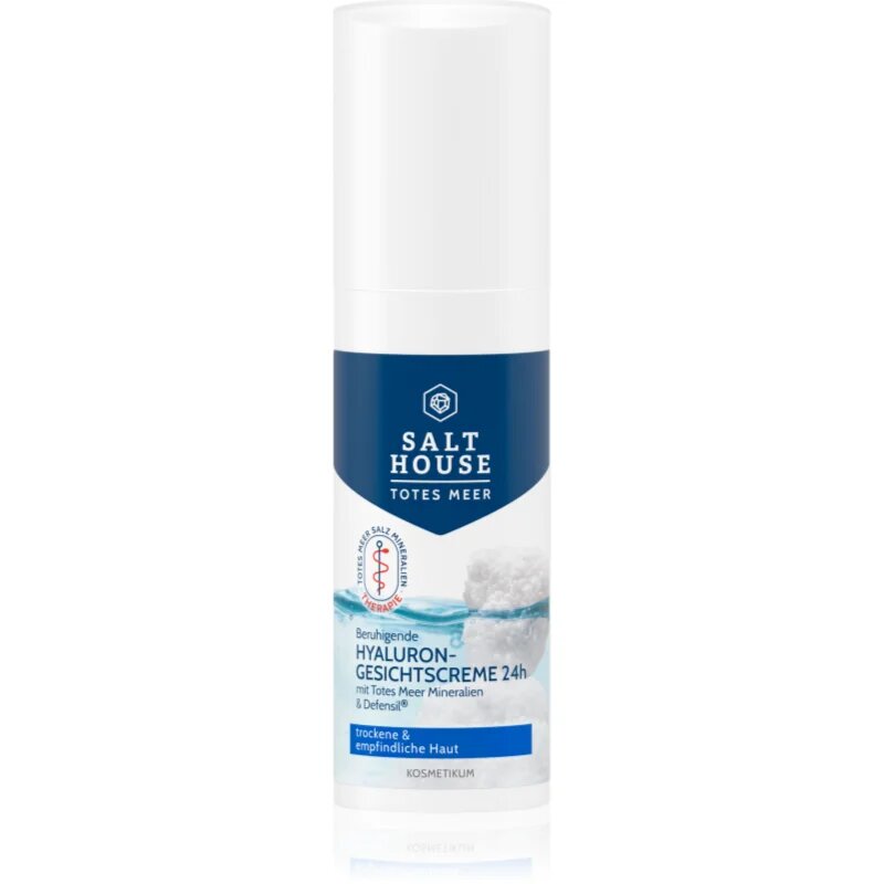 Salt House Dead Sea Therapy Hyaluronic Face Cream 24h hydratační pleťový krém s kyselinou hyaluronovou 50 ml