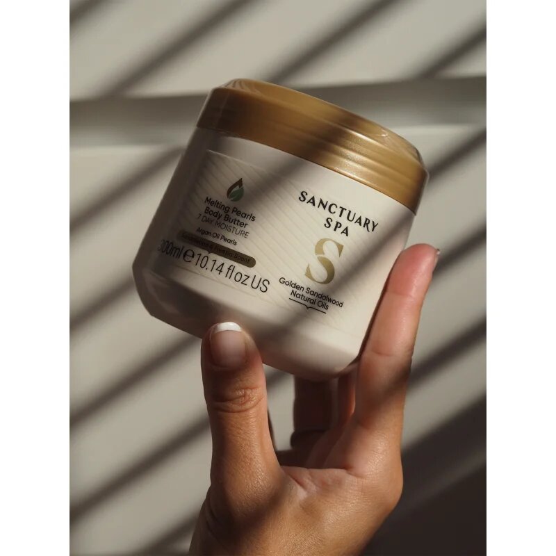 Sanctuary Spa Golden Sandalwood intenzivně hydratační tělové máslo 300 ml