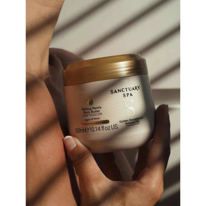 Sanctuary Spa Golden Sandalwood intenzivně hydratační tělové máslo 300 ml