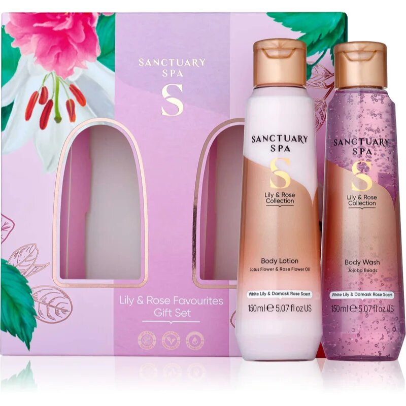 Sanctuary Spa Lily & Rose Favourites dárková sada na tělo
