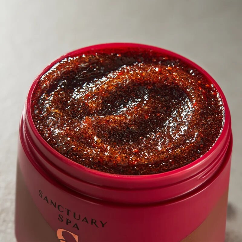 Sanctuary Spa Ruby Oud kávový tělový peeling 300 ml