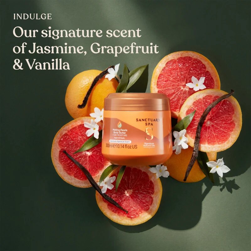 Sanctuary Spa Signature Natural Oils vyživující tělové máslo s bambuckým máslem 300 ml