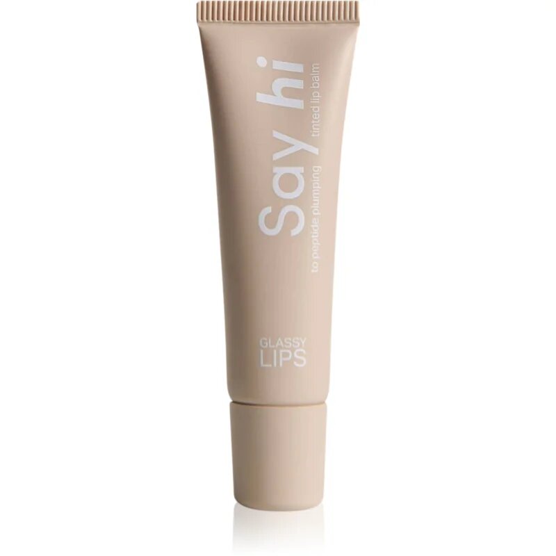 Say Hi Glassy Lips tónovací balzám na rty s peptidy odstín Coral 10 ml