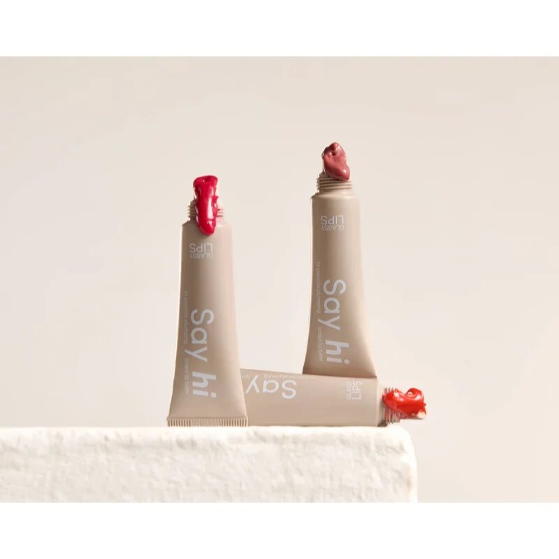 Say Hi Glassy Lips tónovací balzám na rty s peptidy odstín Coral 10 ml