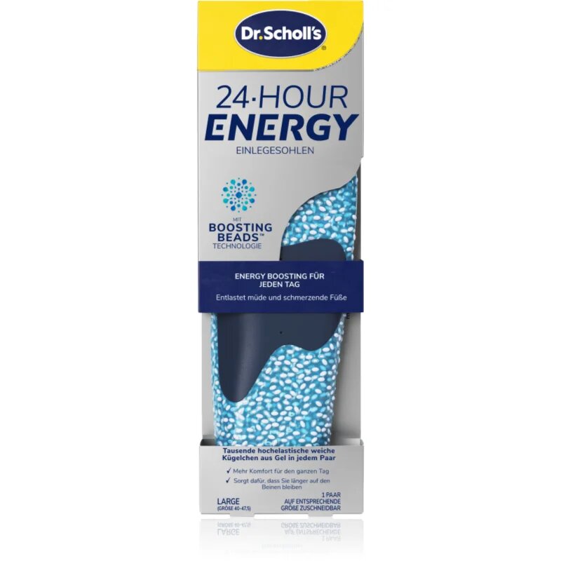 Scholl Dr. 's 24 Hour Energy vložky do bot velikost L 1 pár