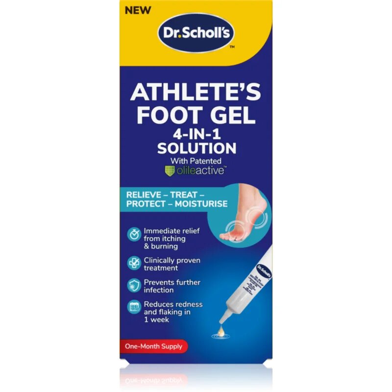 Scholl Dr. 's Athlete's Foot Gel zklidňující gel na chodidla 1 ks