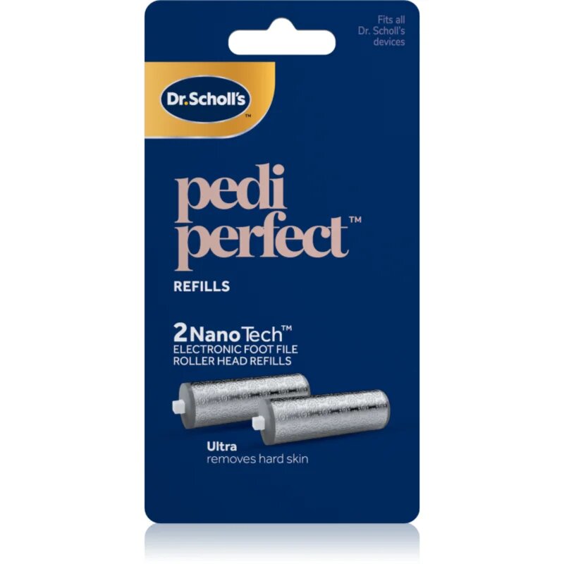 Scholl Dr. 's PediPerfect náhradní hlavice do elektrického pilníku na chodidla na tvrdou kůži 2 ks