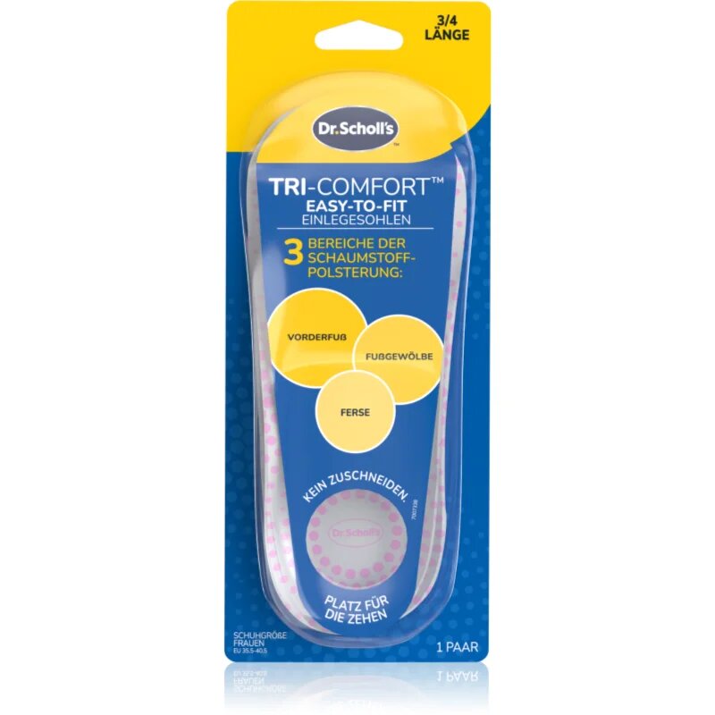 Scholl Dr. 's Tri-Comfort vložky do bot velikost Small - Women's EU 35.5 - 40.5 1 pár