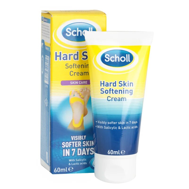 Scholl Foot Cream Hard Skin noční krém na změkčení ztvrdlé kůže 60 ml