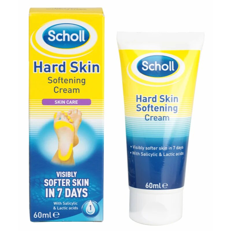 Scholl Foot Cream Hard Skin noční krém na změkčení ztvrdlé kůže 60 ml